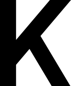 K Line Art Svg Vector, Free Vectors File
