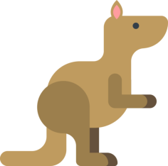 Kangaroo Outline Svg File, Free Vectors File