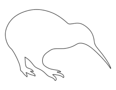 Kiwi Tracing Worksheets Pdf, Free Vectors File