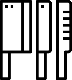 Knives Line Art Illustration Svg, Free Vectors File