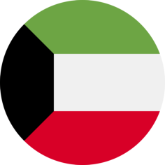 Kuwait Sticker Outline Svg File, Free Vectors File