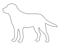 Labrador Tracing Worksheets Pdf, Free Vectors File