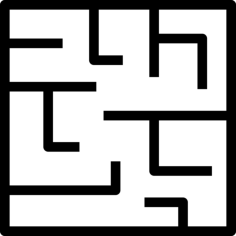 Labyrinth Svg Line Art, Free Vectors File