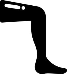 Leg Simple Line Art Svg, Free Vectors File