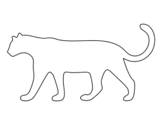 Leopard Kids Coloring Pages Pdf, Free Vectors File