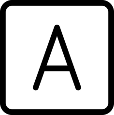 Letter Sticker Outline Svg File, Free Vectors File