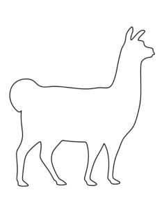 Llama Coloring Pdf, Free Vectors File