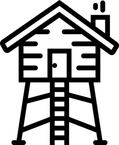 Lodge Svg Line Art, Free Vectors File
