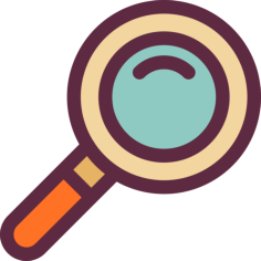 Magnifier Craft Design Svg File, Free Vectors File