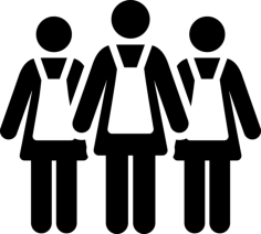 Maids Sketch Drawing Svg, Free Vectors File