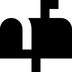 Mailbox Line Tracing Svg Vector, Free Vectors File