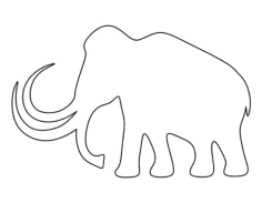 Mammoth Coloring Pages Pdf, Free Vectors File