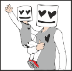 Marshmello12 Sketch Style Svg Vector, Free Vectors File