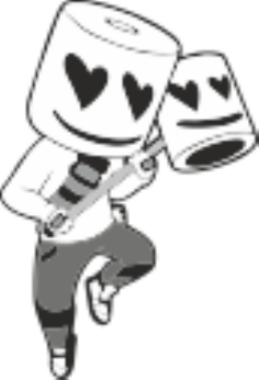 Marshmello14 Outline Svg File, Free Vectors File