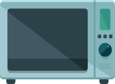 Microwave Outline Svg Vector, Free Vectors File