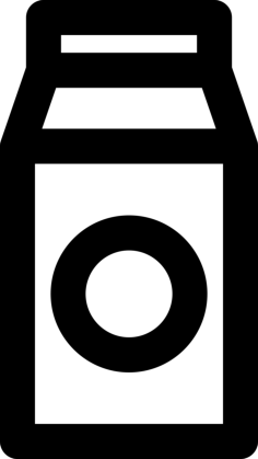 Milk Outline Svg Vector, Free Vectors File