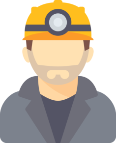 Miner Outline Drawing Svg Vector, Free Vectors File