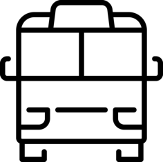 Minibus Editable Svg Line Art, Free Vectors File