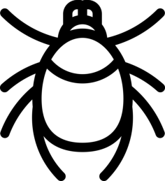 Mite Svg Line Art, Free Vectors File