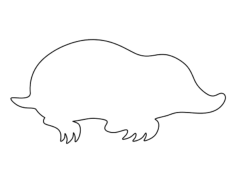 Mole Kids Coloring Pages Pdf, Free Vectors File