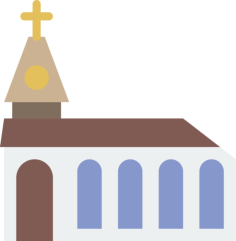 Monastery Sticker Outline Svg File, Free Vectors File