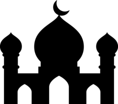 Mosque Line Art Illustration Svg, Free Vectors File
