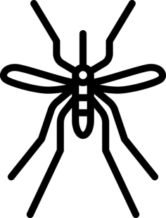 Mosquito Icon Svg Vector, Free Vectors File
