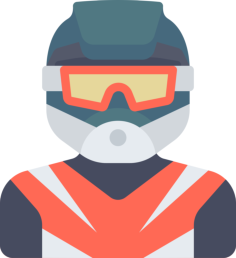 Motorcyclist Simple Line Art Svg, Free Vectors File