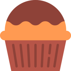 Muffin Silhouette Svg Vector, Free Vectors File