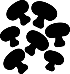 Mushrooms Sketch Svg Vector, Free Vectors File