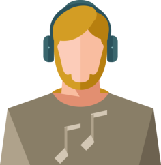 Musician Icon Svg Vector, Free Vectors File