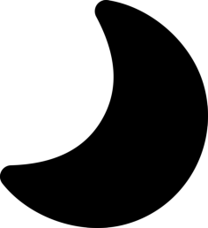 Night Line Art Illustration Svg, Free Vectors File