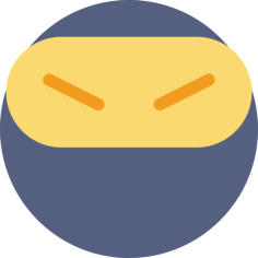 Ninja Outline Svg Vector, Free Vectors File
