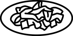 Nopalitos Digital Sketch Svg Design, Free Vectors File