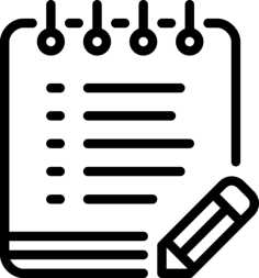 Notes Line Art Illustration Svg, Free Vectors File