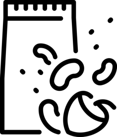 Nuts Outline Drawing Svg Vector, Free Vectors File