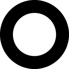 O Outline Svg Vector, Free Vectors File
