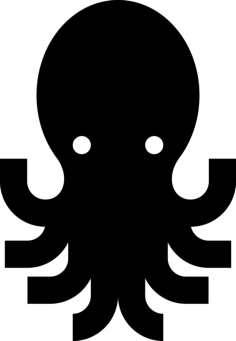 Octopus Line Art Svg Vector, Free Vectors File