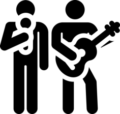 Orchestra Editable Svg Line Art, Free Vectors File
