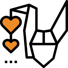 Origami Craft Design Svg File, Free Vectors File