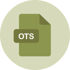 Ots Sticker Svg Vector, Free Vectors File