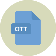 Ott Stencil Svg Design File, Free Vectors File