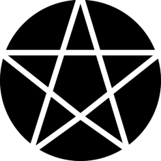 Paganism Sticker Outline Svg File, Free Vectors File