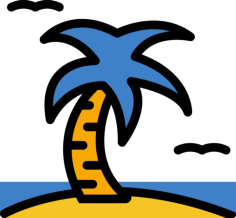 Palm Silhouette Svg Vector, Free Vectors File
