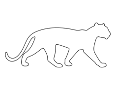 Panther Coloring Pages Pdf, Free Vectors File