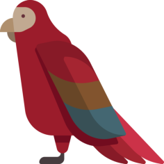 Parrot Icon Svg Vector, Free Vectors File