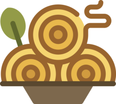 Pasta Sketch Style Svg Vector, Free Vectors File