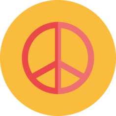 Peace Outline Svg Vector, Free Vectors File