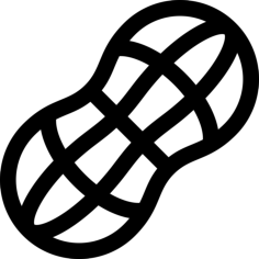 Peanuts Icon Svg Vector, Free Vectors File