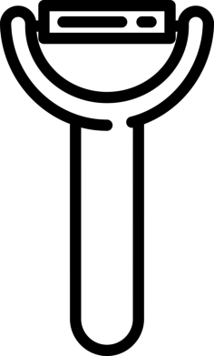 Peeler Svg Line Art, Free Vectors File